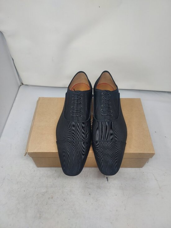 Christian Louboutin MENS Black Greggyrocks Spiked Heel Lace Up Oxford Shoe main image 12